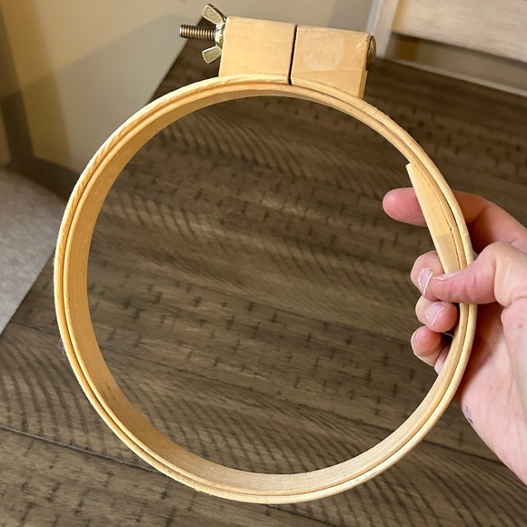 Wooden Embroidery Hoop - Picture 2 of 3